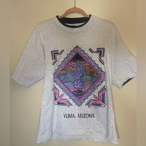 Yuma Arizona Painted T-Shirt, 100% Cotton double collar